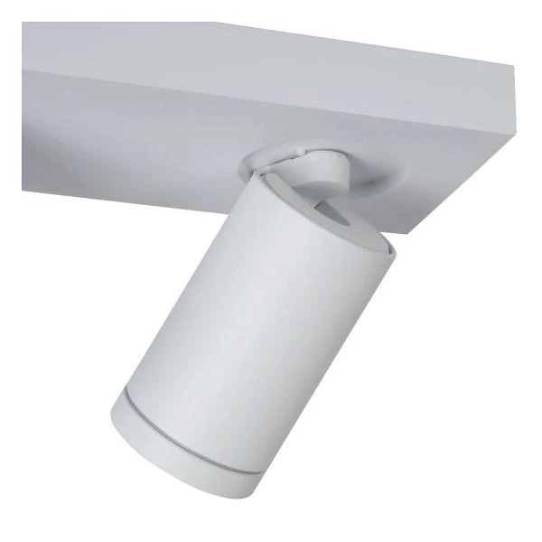 Lucide TAYLOR - Foco de techo Baño - LED Dim to warm - GU10 - 2x5W 2200K/3000K - IP44 - Blanco - DETAIL 2